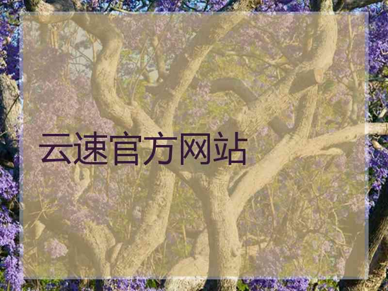 云速官方网站