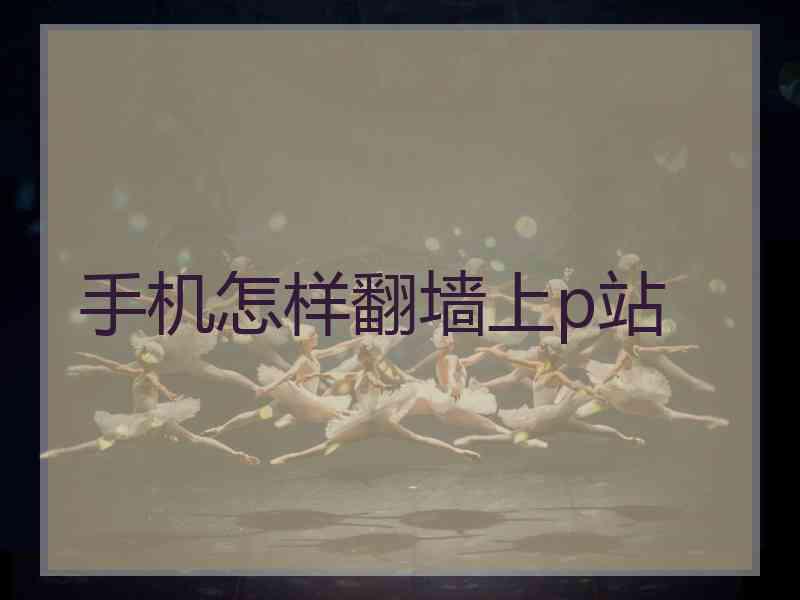 手机怎样翻墙上p站