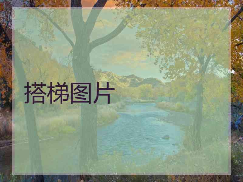 搭梯图片