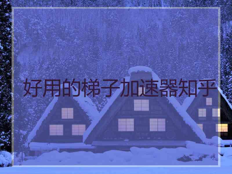 好用的梯子加速器知乎