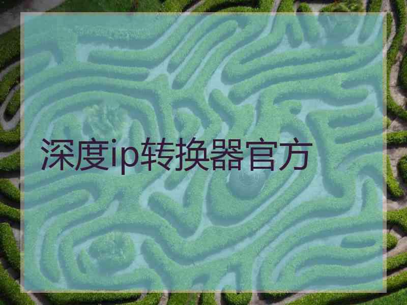 深度ip转换器官方