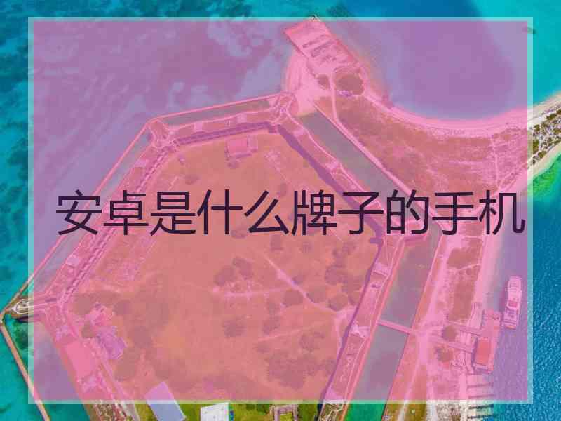 安卓是什么牌子的手机