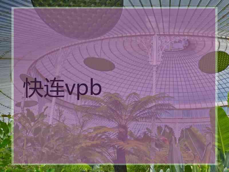 快连vpb