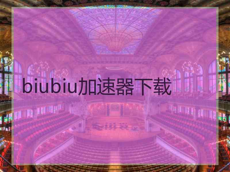 biubiu加速器下载