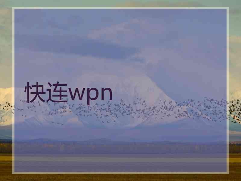 快连wpn