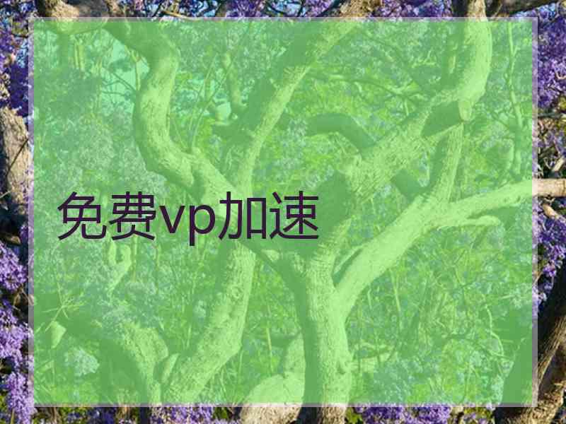 免费vp加速