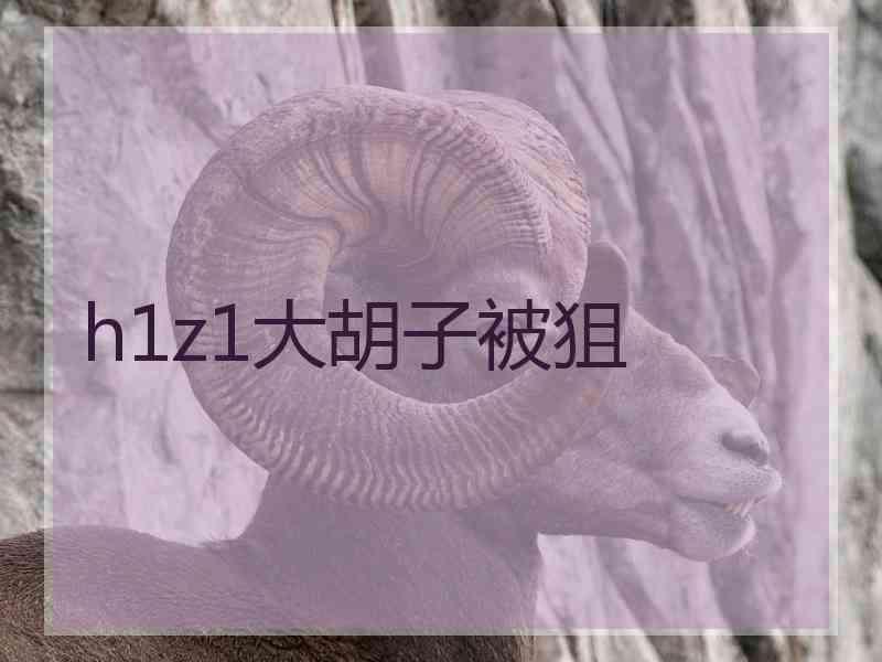 h1z1大胡子被狙