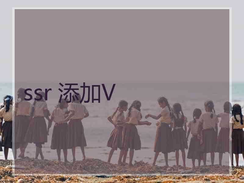 ssr 添加V