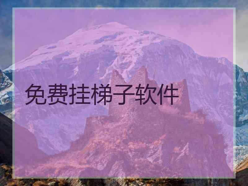 免费挂梯子软件