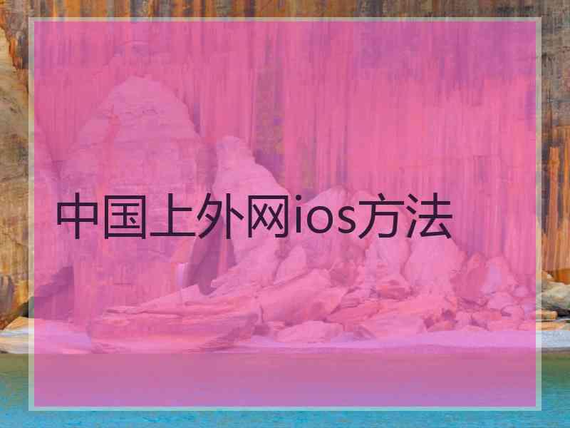 中国上外网ios方法