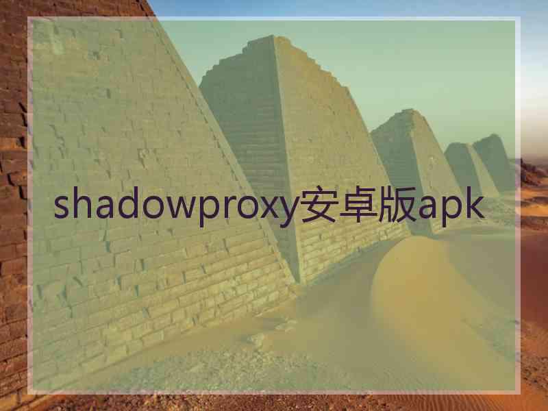 shadowproxy安卓版apk