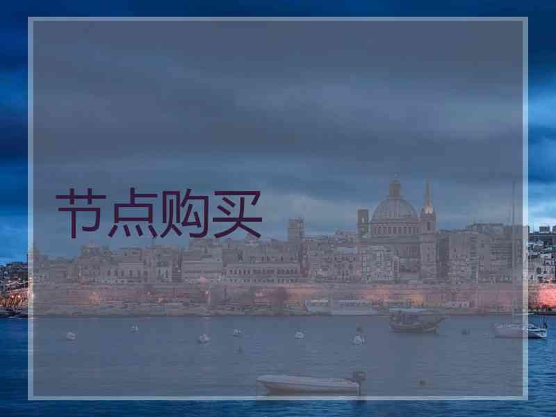 节点购买