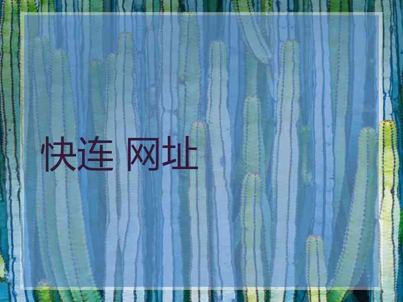 快连 网址