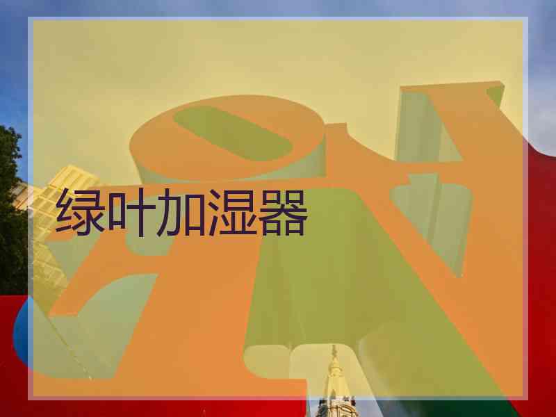 绿叶加湿器