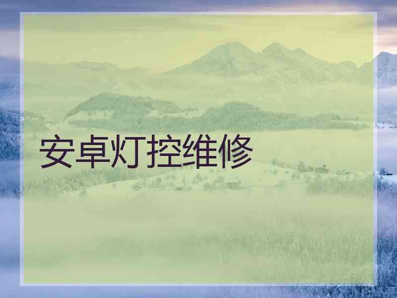 安卓灯控维修
