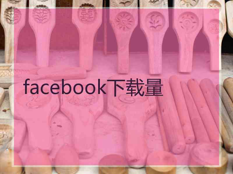 facebook下载量