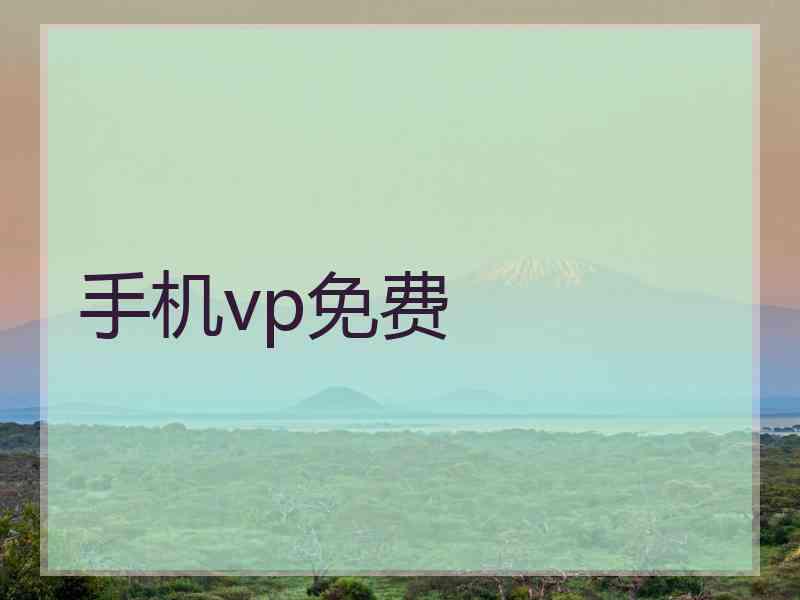 手机vp免费