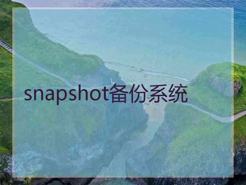 snapshot备份系统