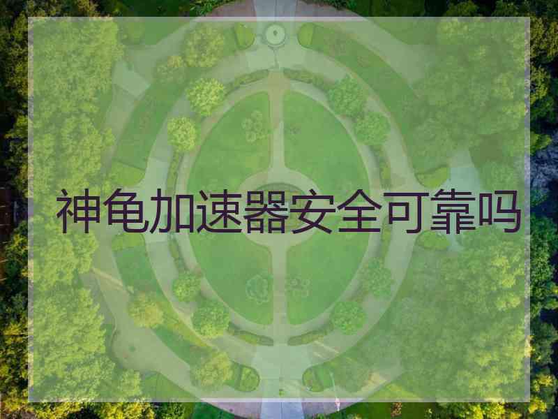 神龟加速器安全可靠吗