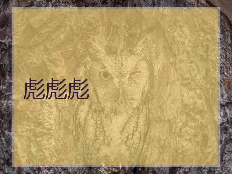 彪彪彪