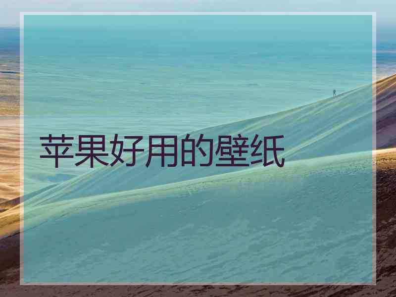 苹果好用的壁纸