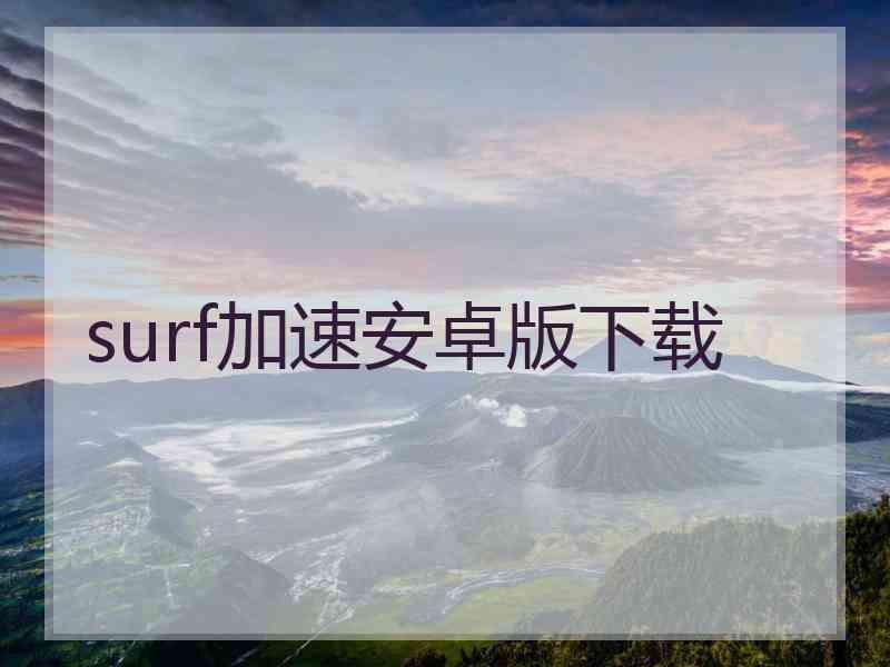 surf加速安卓版下载