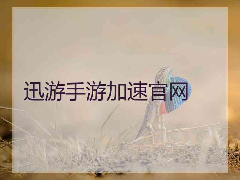 迅游手游加速官网