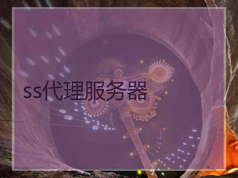 ss代理服务器