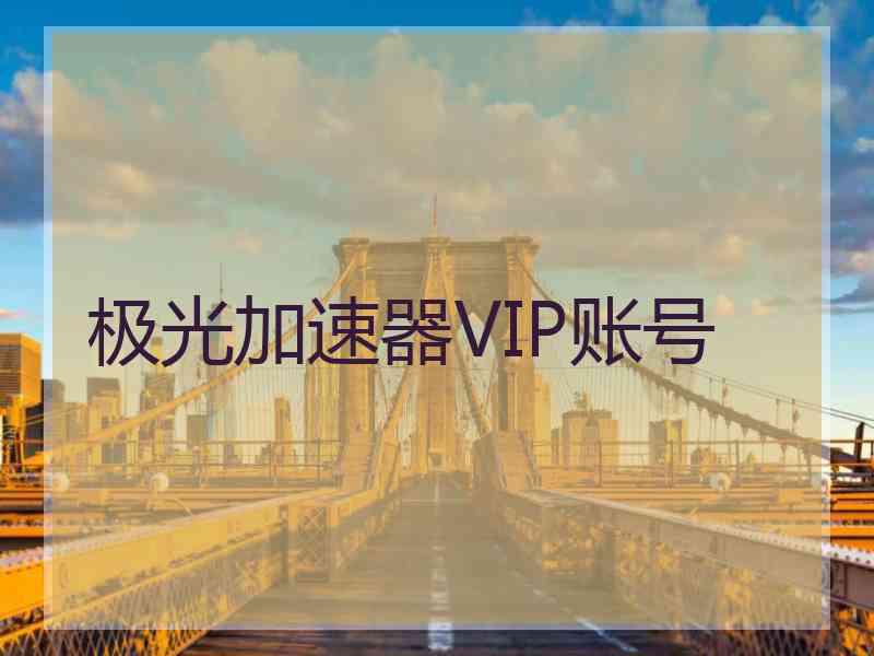 极光加速器VIP账号