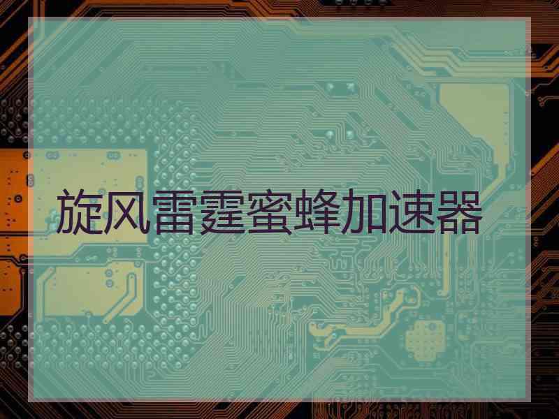 旋风雷霆蜜蜂加速器