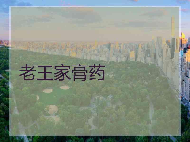 老王家膏药