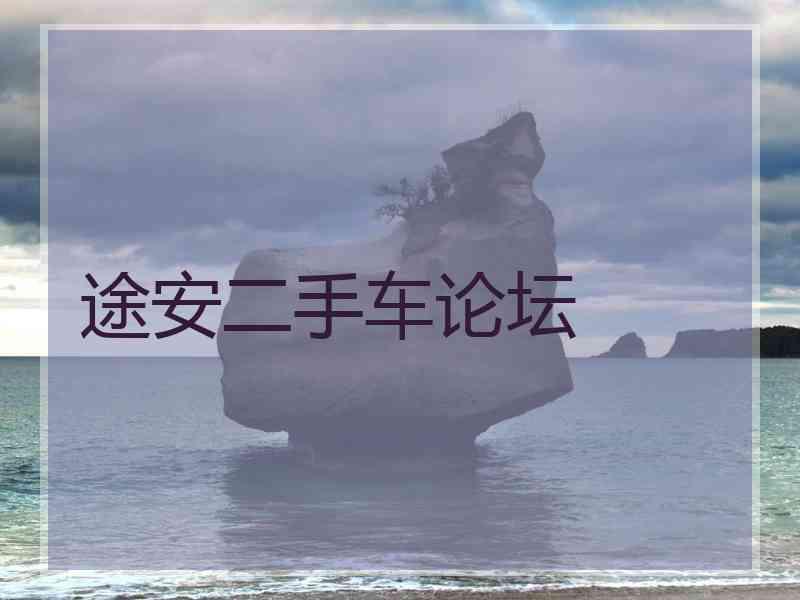 途安二手车论坛