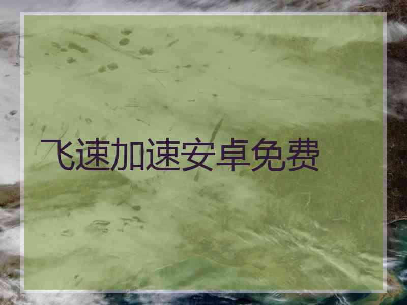 飞速加速安卓免费