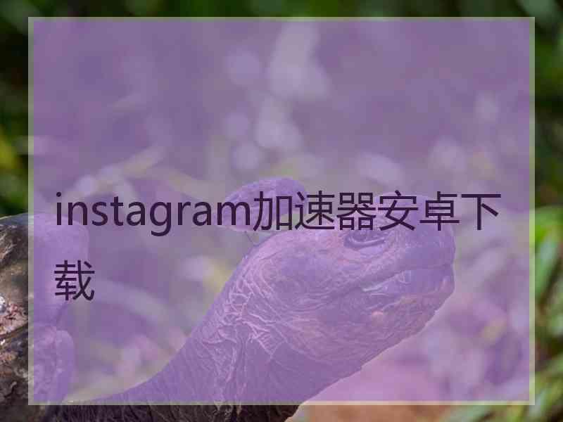 instagram加速器安卓下载