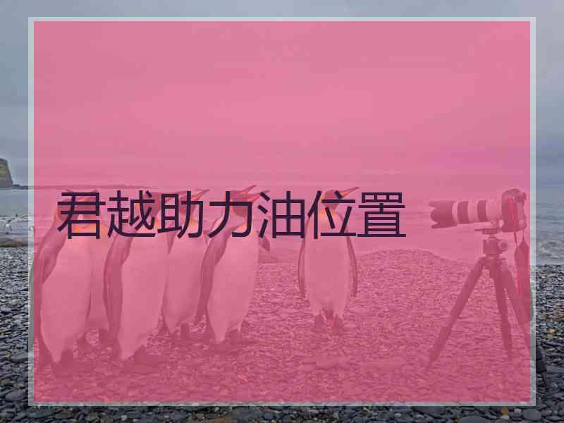 君越助力油位置