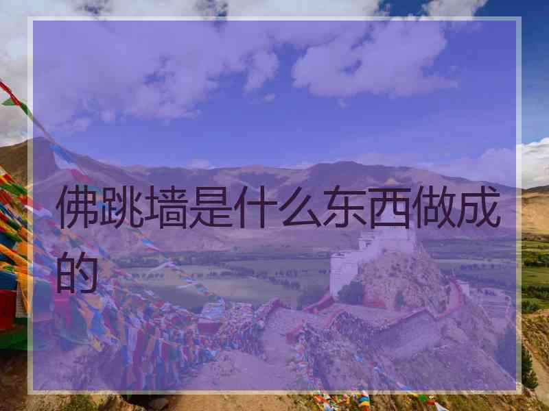 佛跳墙是什么东西做成的
