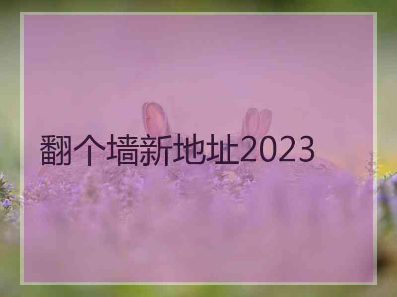 翻个墙新地址2023