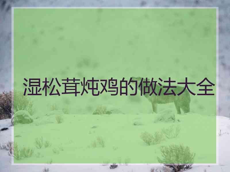 湿松茸炖鸡的做法大全