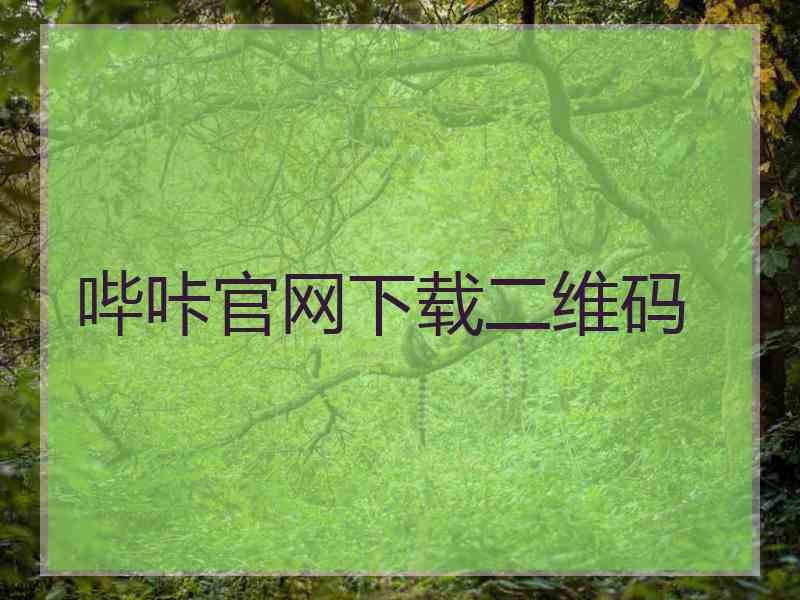 哔咔官网下载二维码