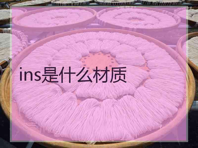 ins是什么材质