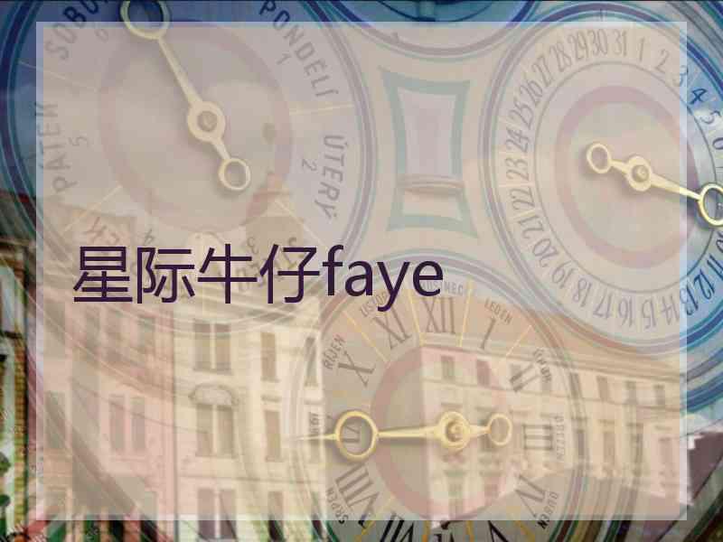 星际牛仔faye
