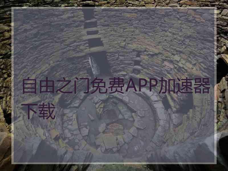 自由之门免费APP加速器下载
