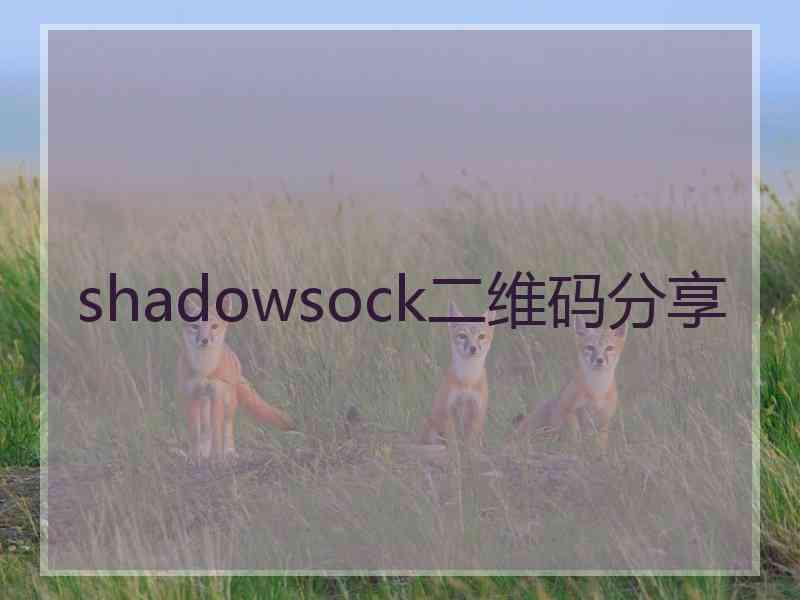 shadowsock二维码分享