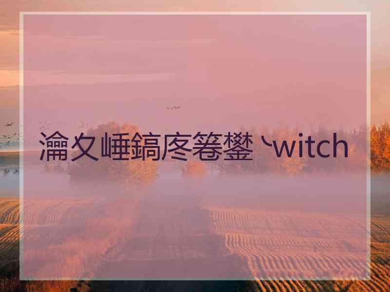 瀹夊崜鎬庝箞鐢╰witch