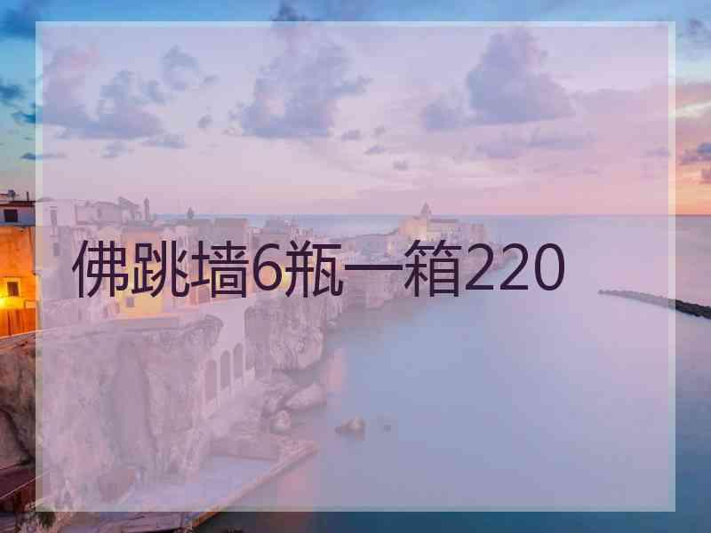 佛跳墙6瓶一箱220