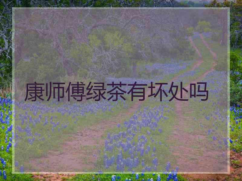 康师傅绿茶有坏处吗