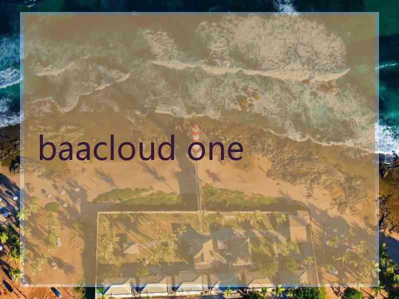 baacloud one