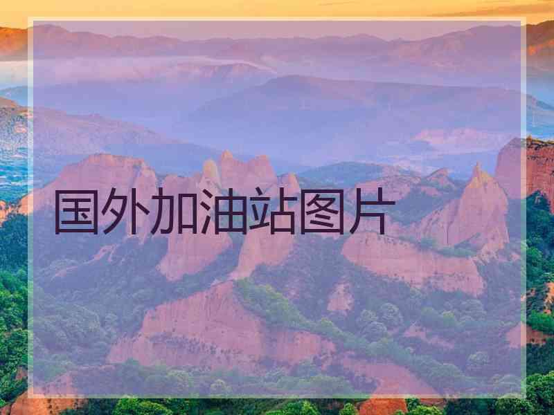 国外加油站图片