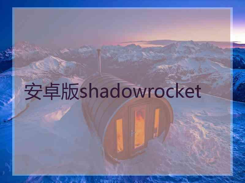 安卓版shadowrocket